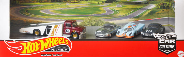 Hot Wheels Premium Racing Legends Car Culture Diorama  action figure collectible [Barcode 887961854725] - Main Image 1