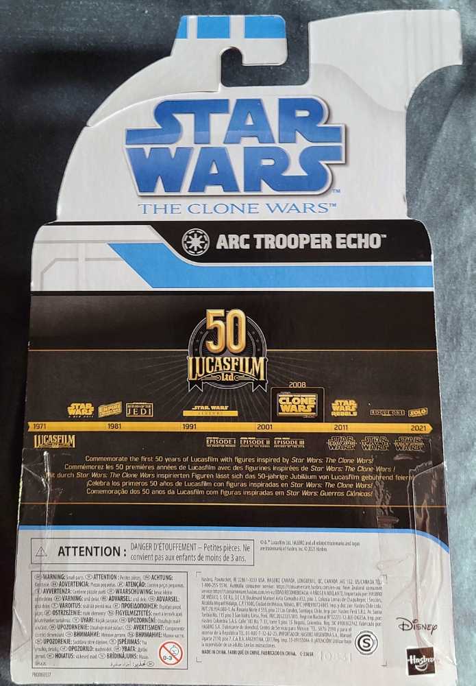 ARC Trooper - Echo - Hasbro (The Black Series) action figure collectible [Barcode 5010993865178] - Main Image 2