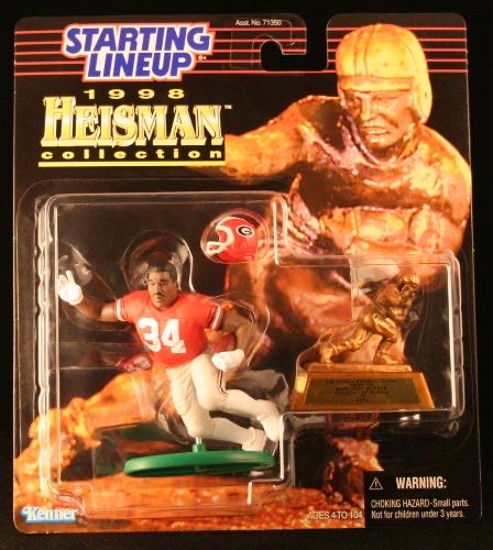 Starting Lineup Herschel Walker Heisman Trophy Collection University Of Georgia Action Figure By Kenner  action figure collectible [Barcode 076281716961] - Main Image 1