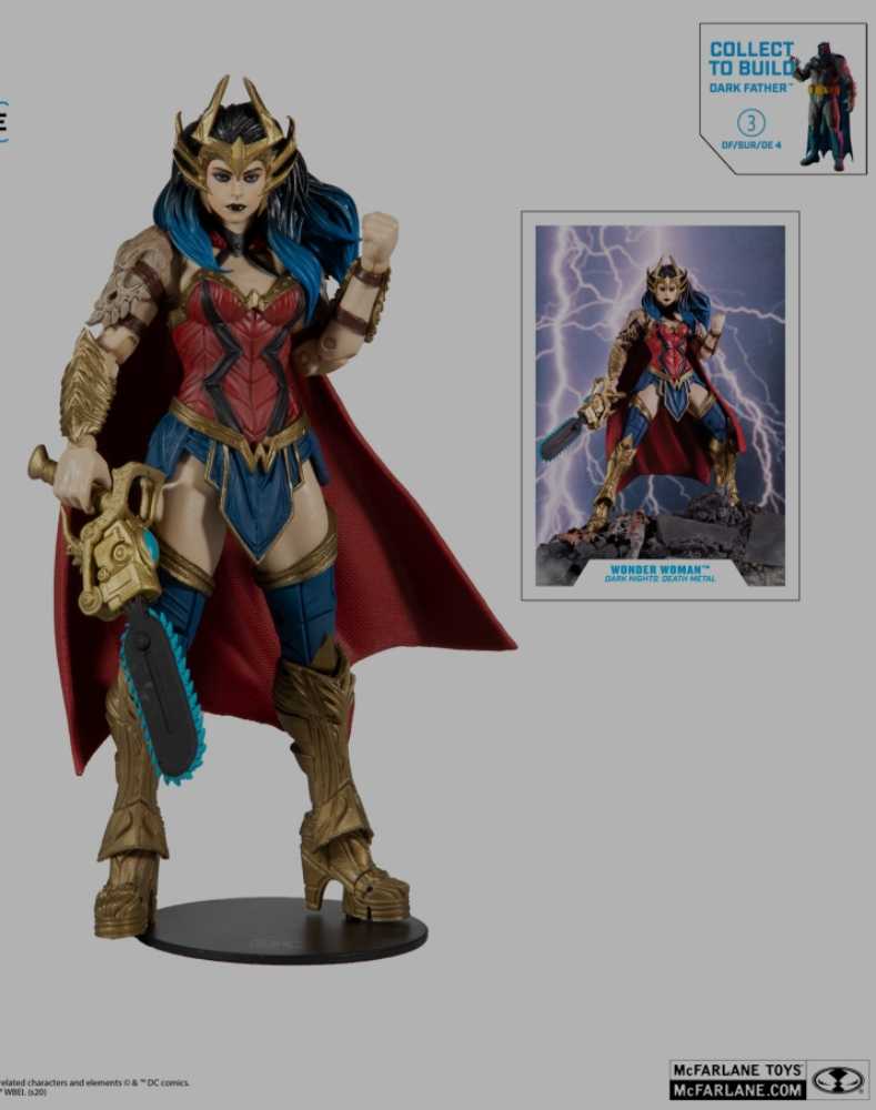 Wonder Woman - Dark Nights: Death Metal - McFarlane Toys (Dark Nights: Death Metal) action figure collectible [Barcode 787926154184] - Main Image 4