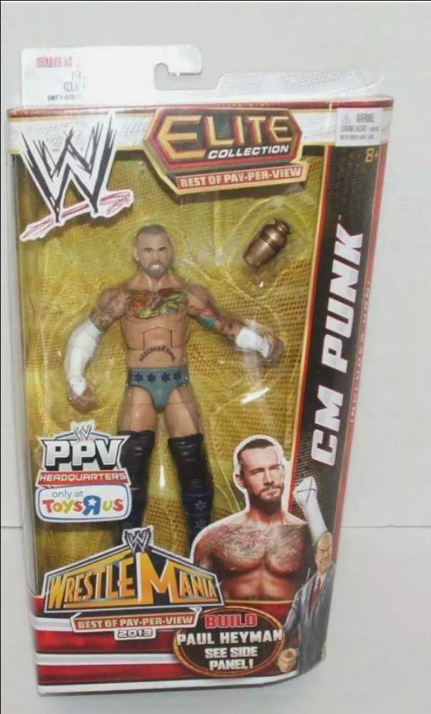 CM Punk - WWE Mattel (Elite Series) action figure collectible [Barcode 746775236625] - Main Image 1
