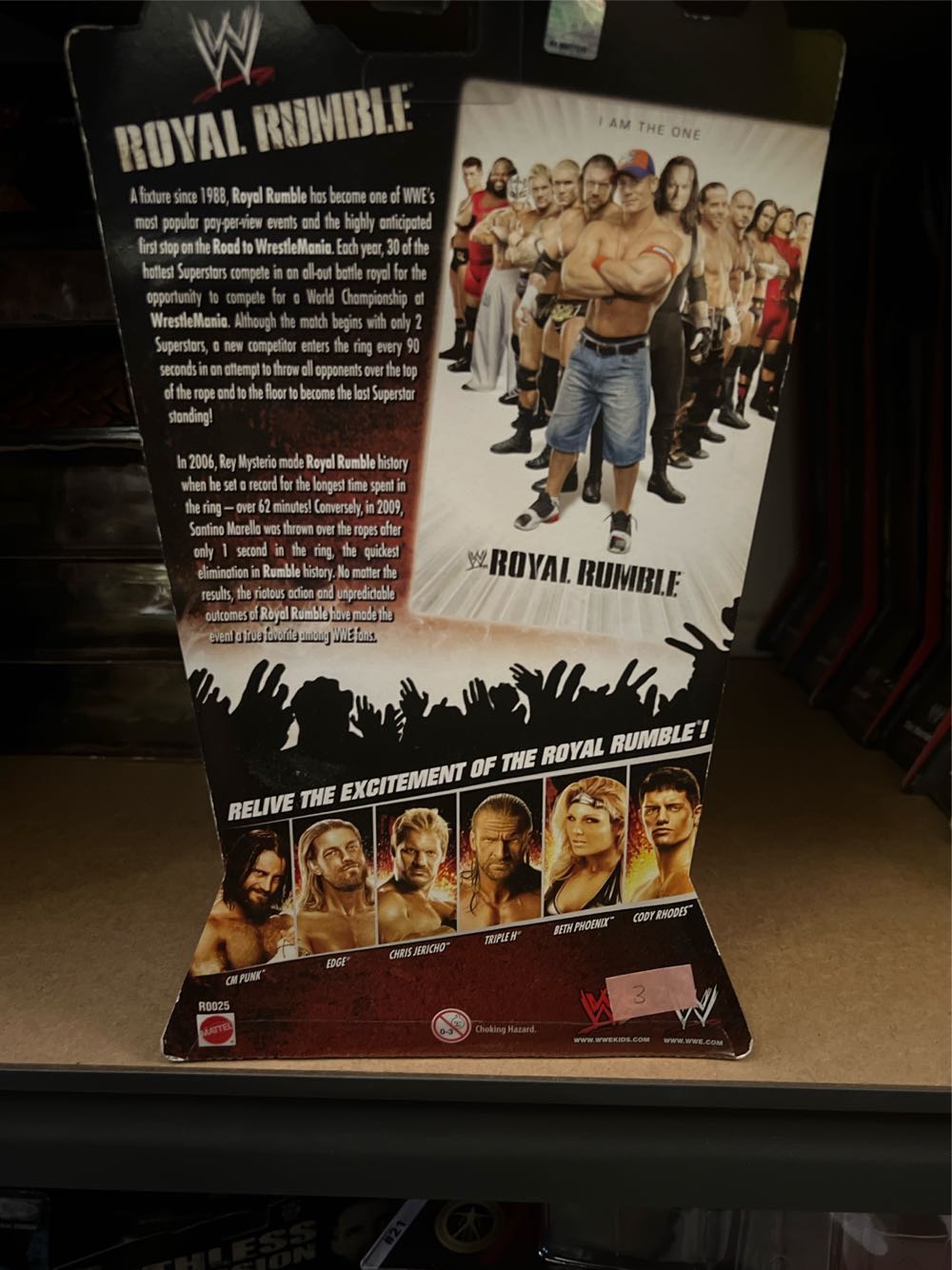 Triple H HHH Heritage Series Royal Rumble - Mattel Wwe (WWE BASIC FIGURE) action figure collectible [Barcode 027084848953] - Main Image 2