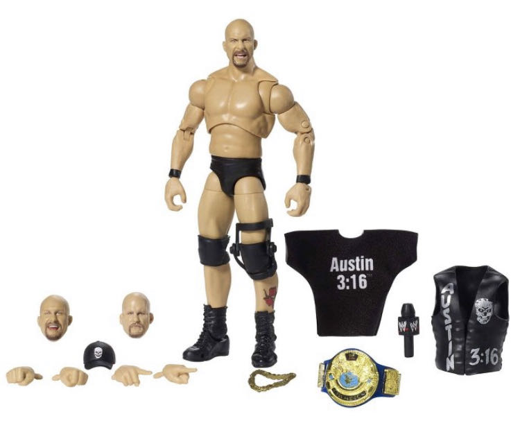 ”Stone Cold” Steve Austin - Mattel (WWE Ultimate Edition) action figure collectible [Barcode 887961921878] - Main Image 4