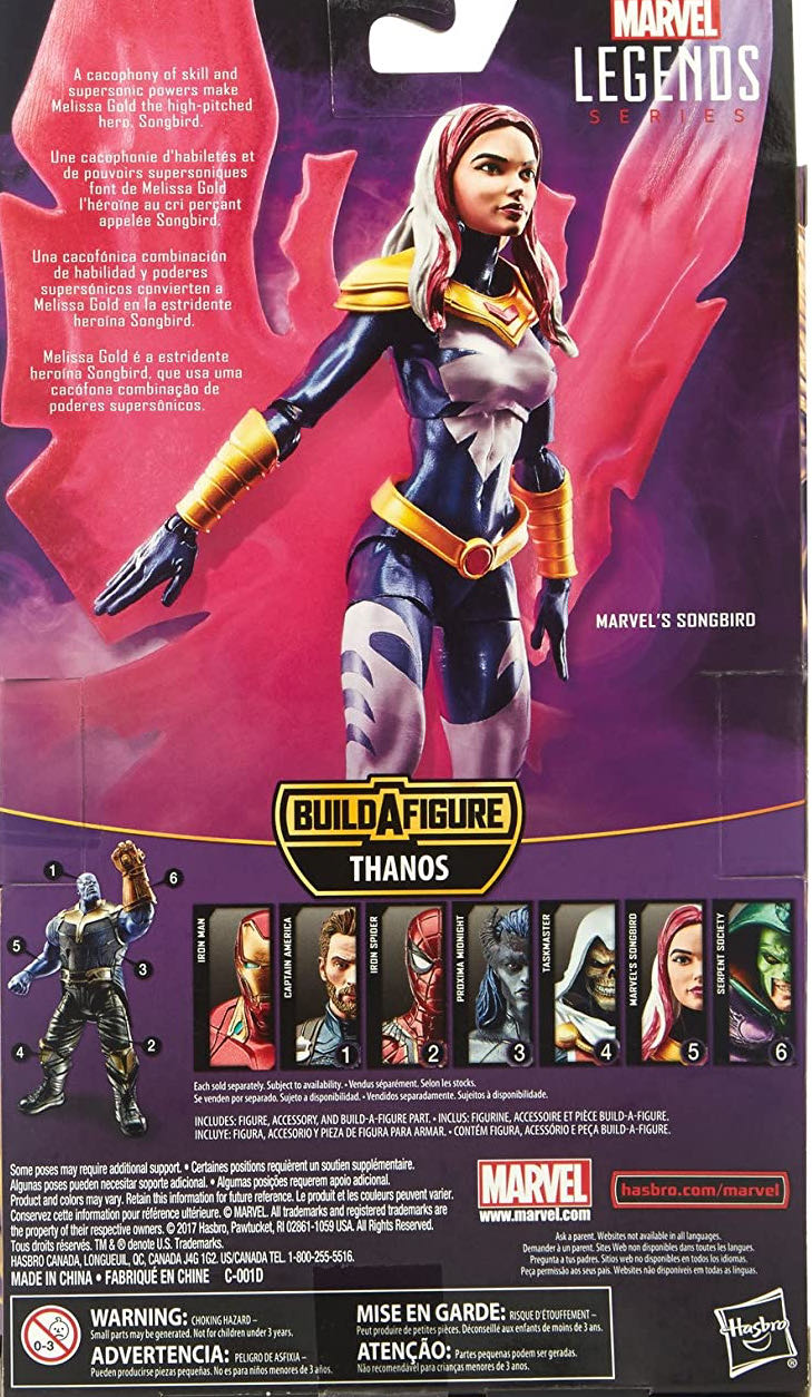 Songbird - Marvel Hasbro (Marvel Legends Series Avengers Infinity War) action figure collectible - Main Image 4