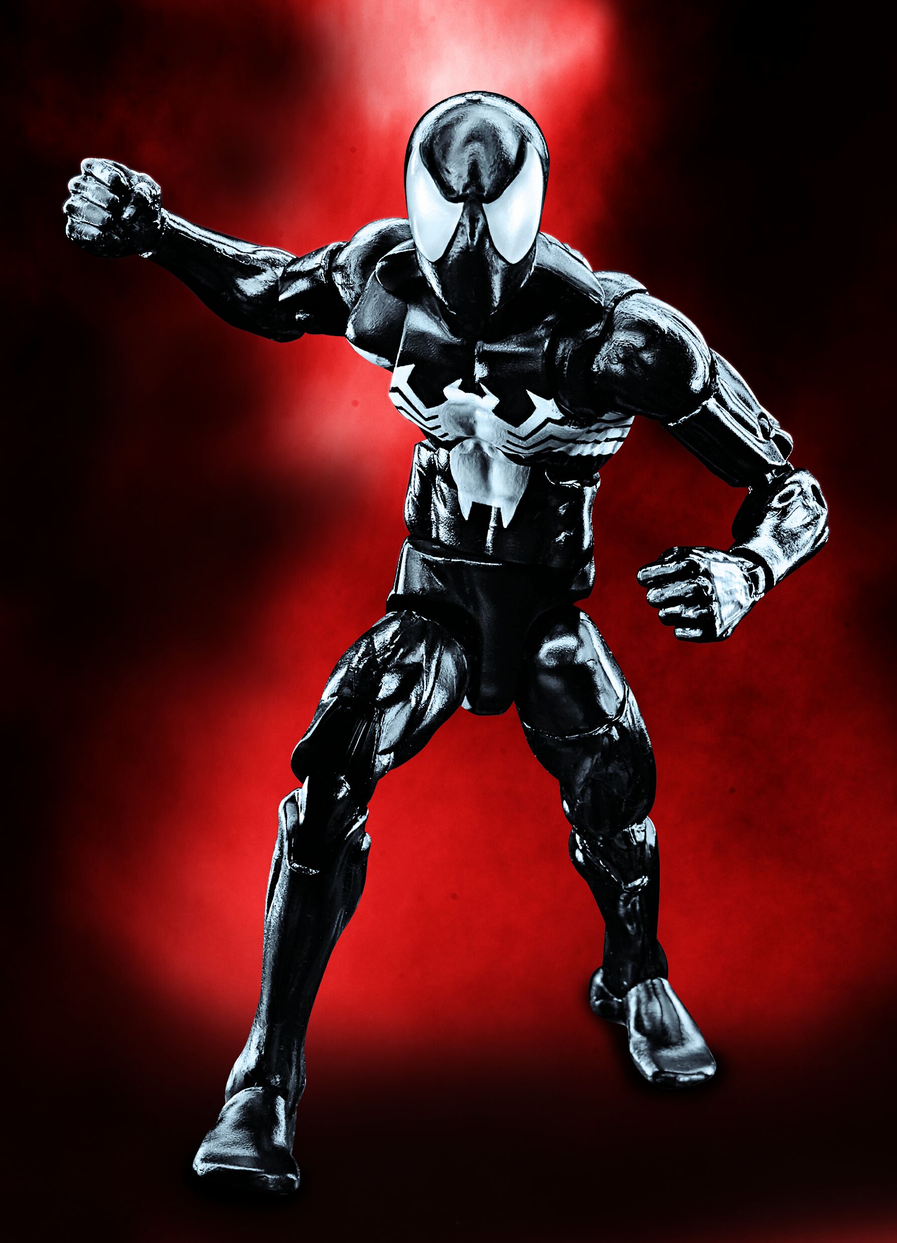 Black Symbiote Spider-man - Hasbro (Marvel Legends Comics/Cartoons) action figure collectible - Main Image 2