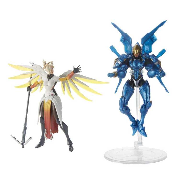 Blizzard Entertainment Overwatch Ultimates Series -  Mercy/Pharah 2 Pack - Hasbro (Overwatch: Ultimates) action figure collectible [Barcode 630509819881] - Main Image 3