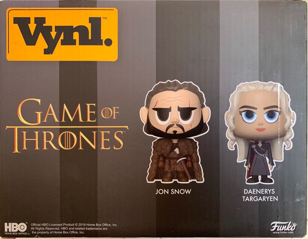 Vynl. Game Of Thrones: Jon Snow + Daenerys Targaryen - Funko (Vynl. Game Of Thrones) action figure collectible [Barcode 889698340441] - Main Image 2