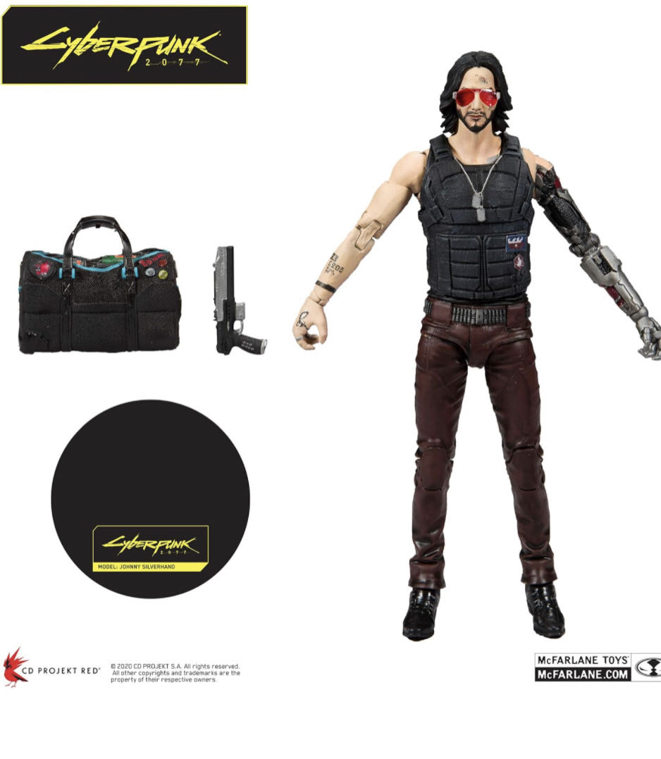 Cyberpunk 2077 Johnny Silverhand (Variant) - McFarlane Toys (Cyberpunk 2077) action figure collectible [Barcode 787926135046] - Main Image 2