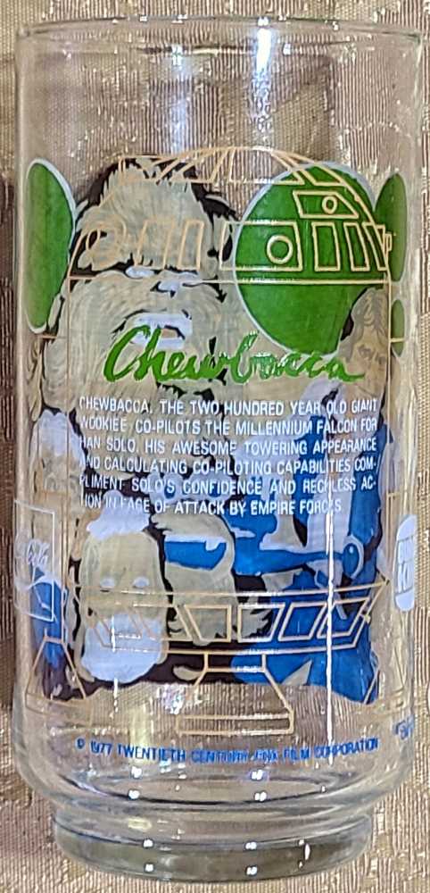 Glasses Star Wars : Burger King A New Hope - Chewbacca  ANH - Burger King Corporation (Star Wars Episode IV A New Hope) action figure collectible - Main Image 2