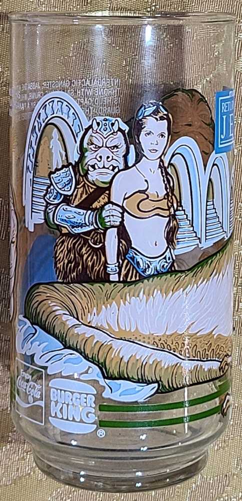 Glasses Star Wars : Burger King Return Of The Jedi - Jabba The Hut  ROTJ - Burger King Corporation (Star Wars Episode VII Return of the Jedi) action figure collectible - Main Image 2