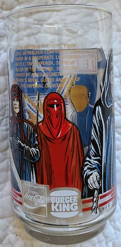 Glasses Star Wars : Burger King Return Of The Jedi - Emporer ROTJ - Burger King Corporation (Star Wars Episode VI Return Of The Jedi) action figure collectible - Main Image 3