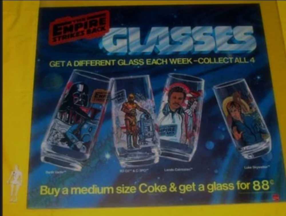 Glasses Star Wars : Burger King Empire Strikes Back - Luke Skywalker ESB - Burger King Corporation (Star Wars Episode V Empire Strikes Back) action figure collectible - Main Image 3