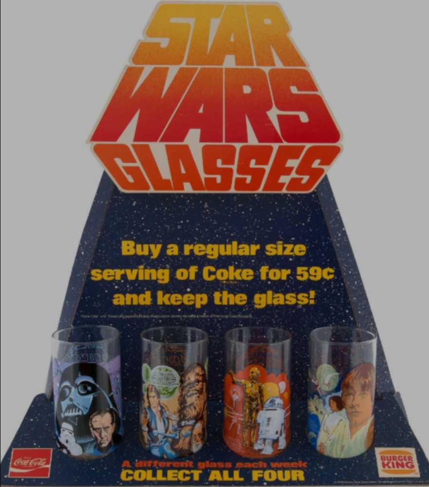 Glasses Star Wars : Burger King A New Hope - Luke Skywalker ANH - Burger King Corporation (Star Wars Episode IV A New Hope) action figure collectible - Main Image 3