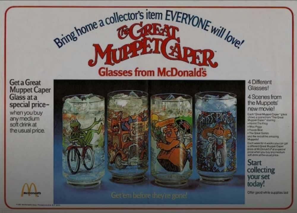 Glasses The Muppets : McDonald’s The Great Muppet Caper - Kermit the Frog - Mcdonald’s (The Great Muppet Caper) action figure collectible - Main Image 4