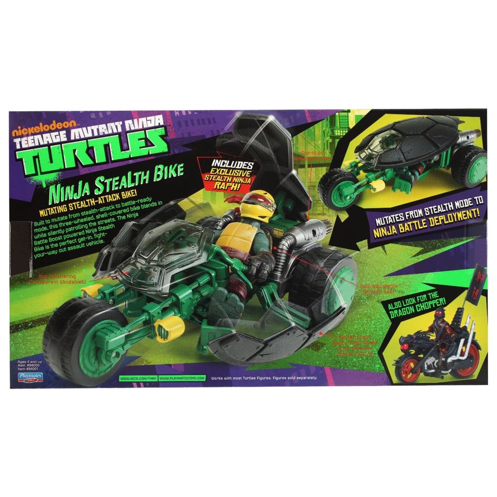 TMNT Nickelodeon Ninja Stealth Bike Raphael   action figure collectible [Barcode 8001444453508] - Main Image 2