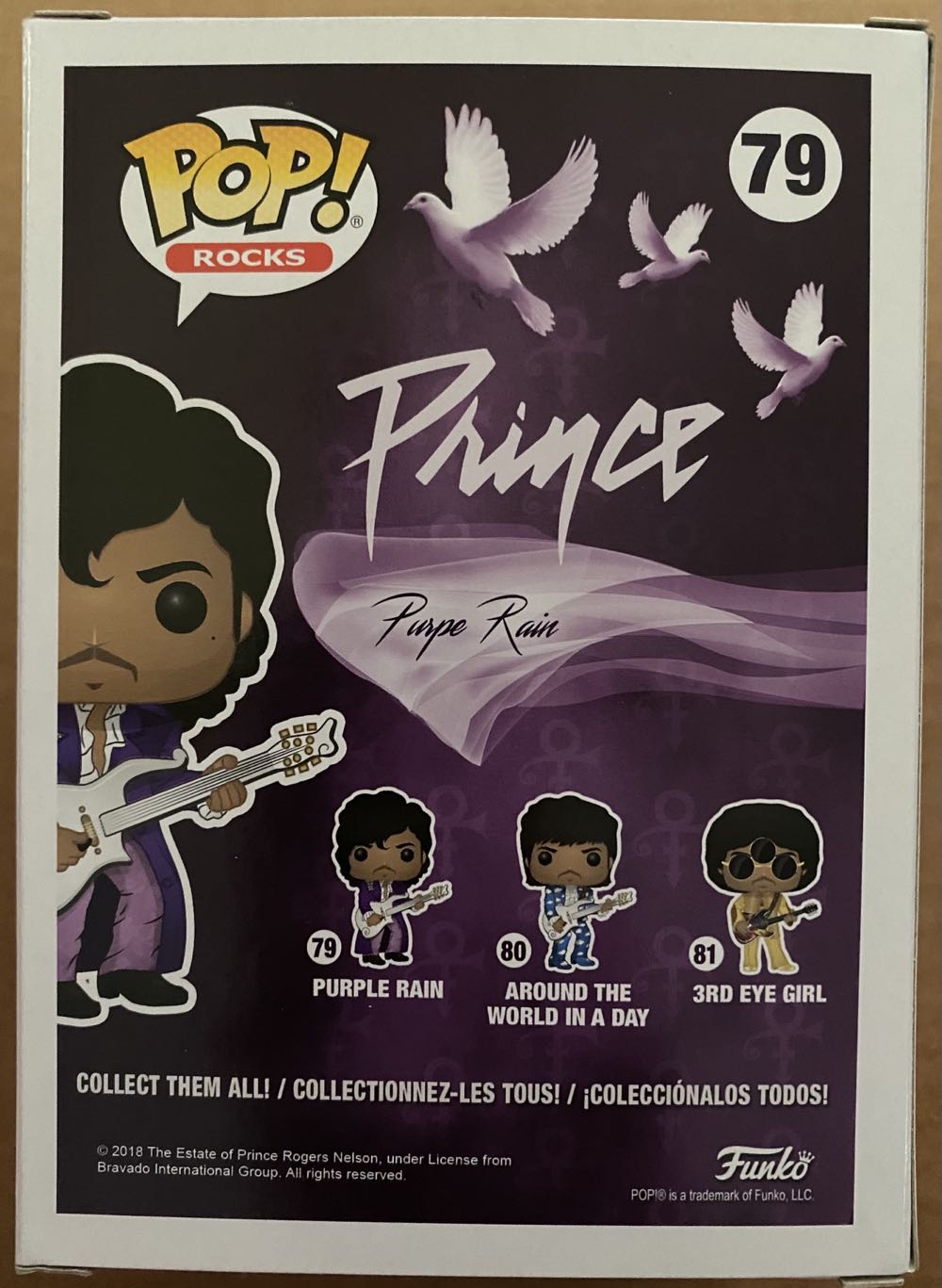 Pop! Rocks (Prince): #79 Prince - Funko (Prince) action figure collectible [Barcode 889698322225] - Main Image 3