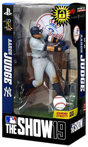 Mcfarlane Aaron Judge New York Yankees Gray Jersey Limited Edition Mlb The Show 19 7” Figure  action figure collectible [Barcode 787926700480] - Main Image 1