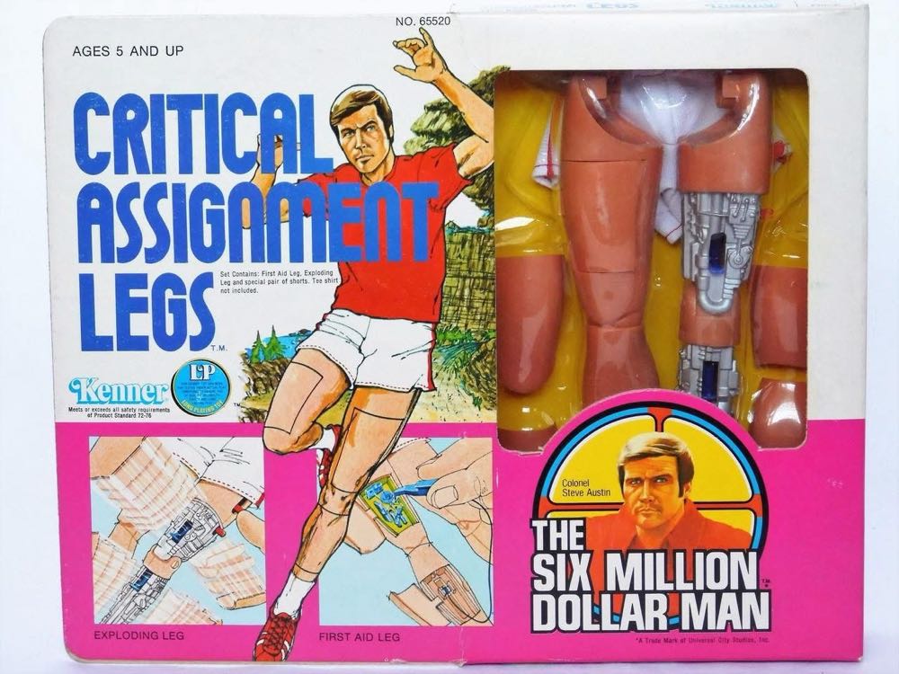 Bionic Man: Critical Assignment Legs - Kenner (Classic TV Toys) action figure collectible - Main Image 3