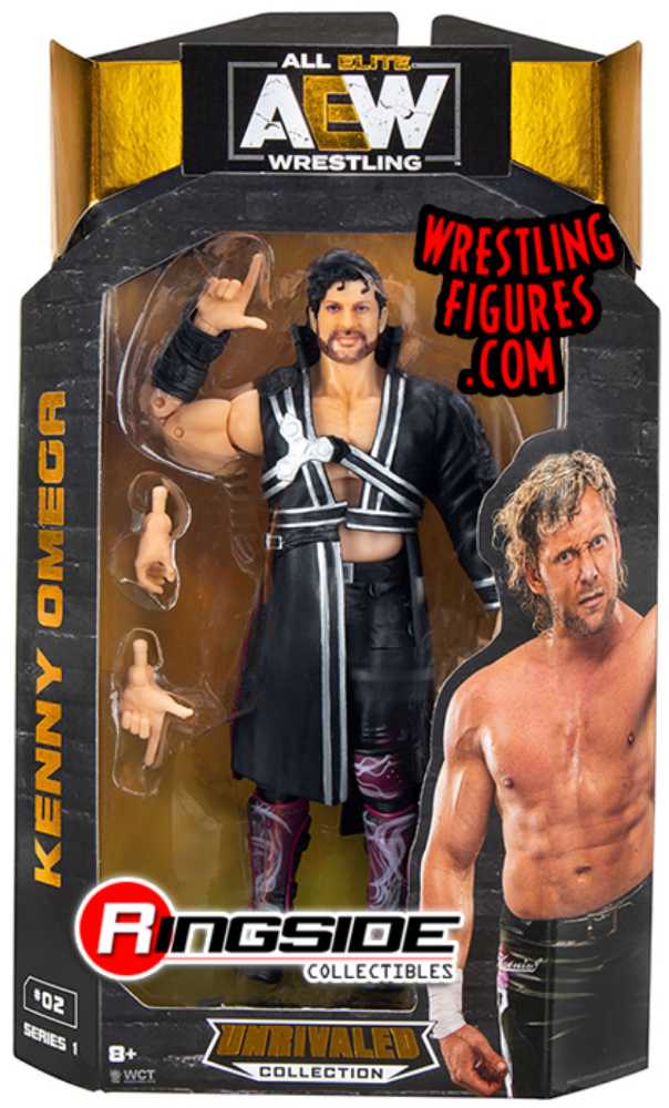 Kenny Omega Aew Series 1 V.2 - Jazwares (AEW Unrivaled Collection Series 1B) action figure collectible [Barcode 191726408659] - Main Image 3