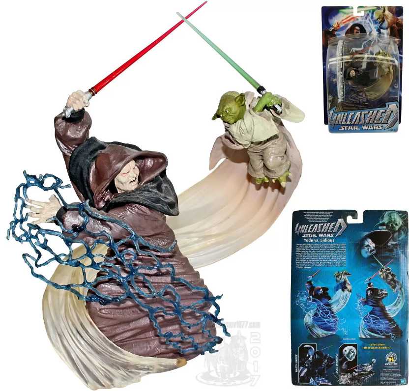 Palpatine Vs Yoda  (Star Wars: Revenge Of The Sith) action figure collectible [Barcode 653569045311] - Main Image 3