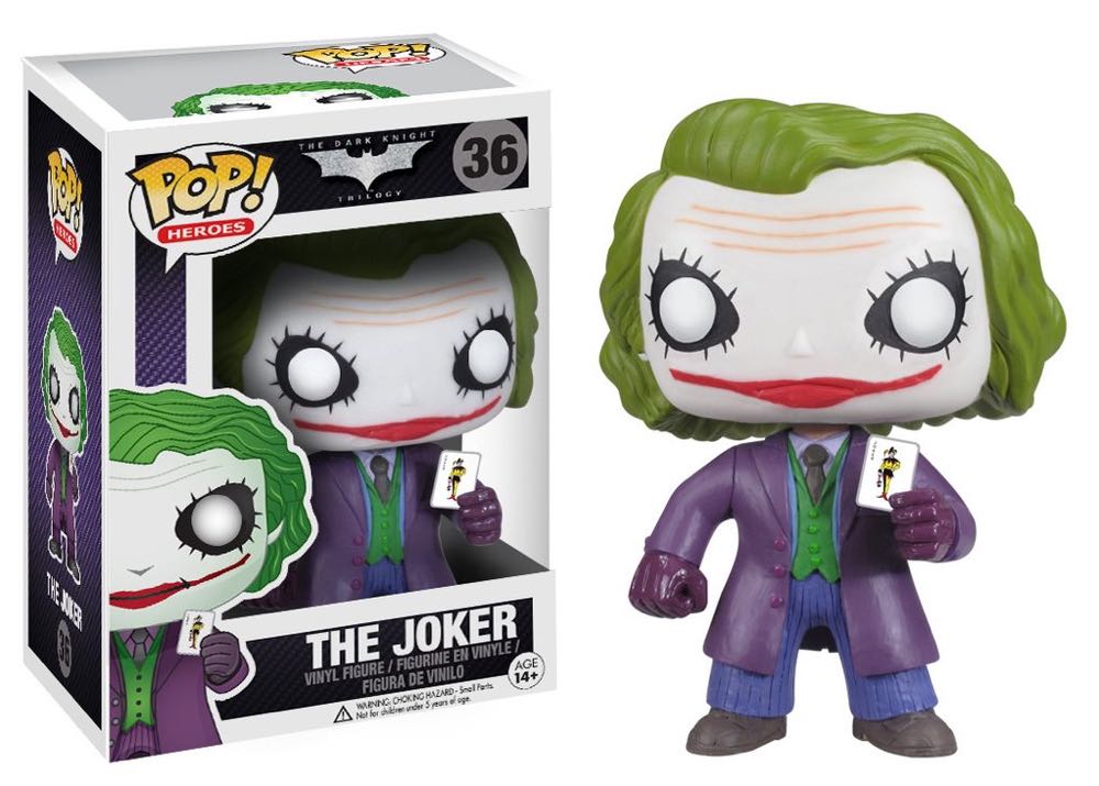 FUNKO POP! HEROES: DARK KNIGHT MOVIE - THE JOKER  action figure collectible - Main Image 2