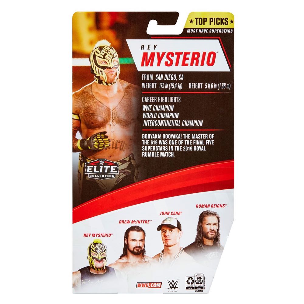 Rey Mysterio (2021)(In Box) - Mattel (WWE Elite Collection Series) action figure collectible [Barcode 887961922608] - Main Image 2