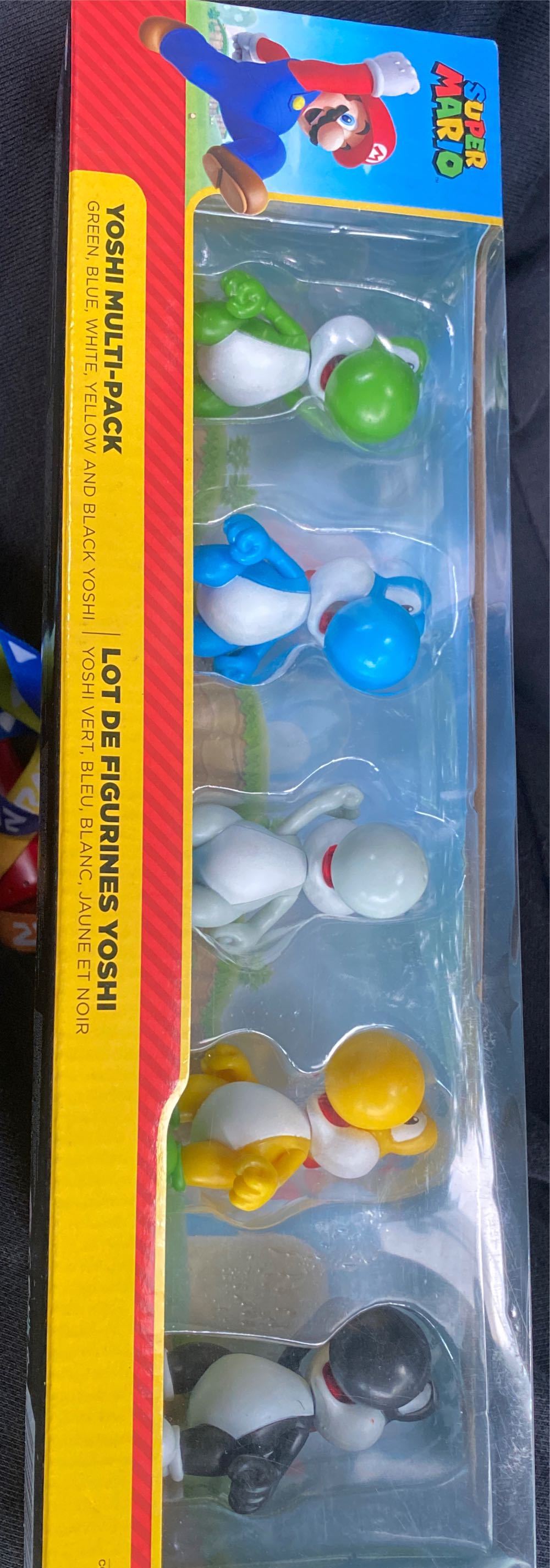 Yoshi 2.5-inch 5-pack Green Blue White Yellow Black - Jakks Pacific action figure collectible [Barcode 192995401365] - Main Image 2