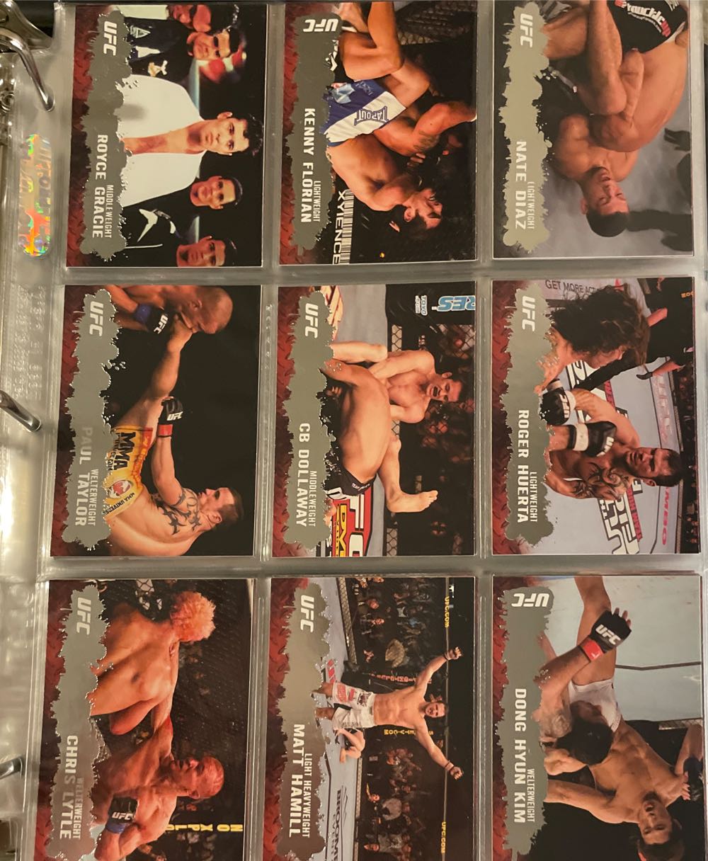 UFC topps First 3 Sets Round 1, Round 2, Main Event  action figure collectible - Main Image 2