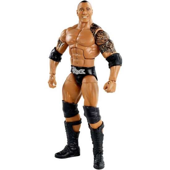 The Rock (Hollywood) - Mattel (WWE Elite Collection) action figure collectible [Barcode 887961004045] - Main Image 2
