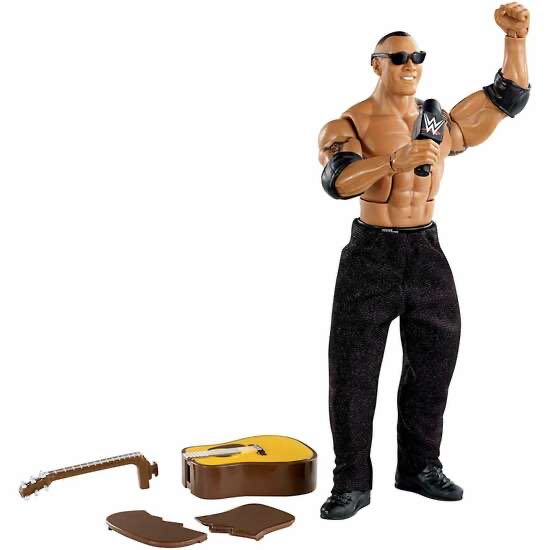 The Rock (Hollywood) - Mattel (WWE Elite Collection) action figure collectible [Barcode 887961004045] - Main Image 3