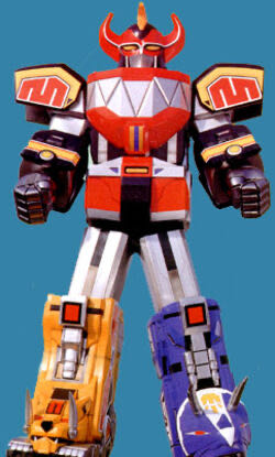 Mighty Morphin Power Rangers Dino Megazord - Bandai (Mighty Morphin Power Rangers) action figure collectible - Main Image 3
