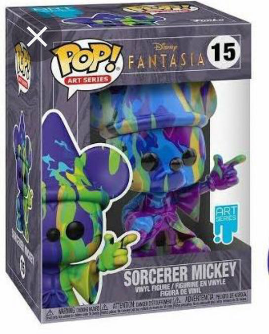 Disney Sorcerer Mickey (Disney Fantasia) 15 Art Series  action figure collectible [Barcode 889698519427] - Main Image 2