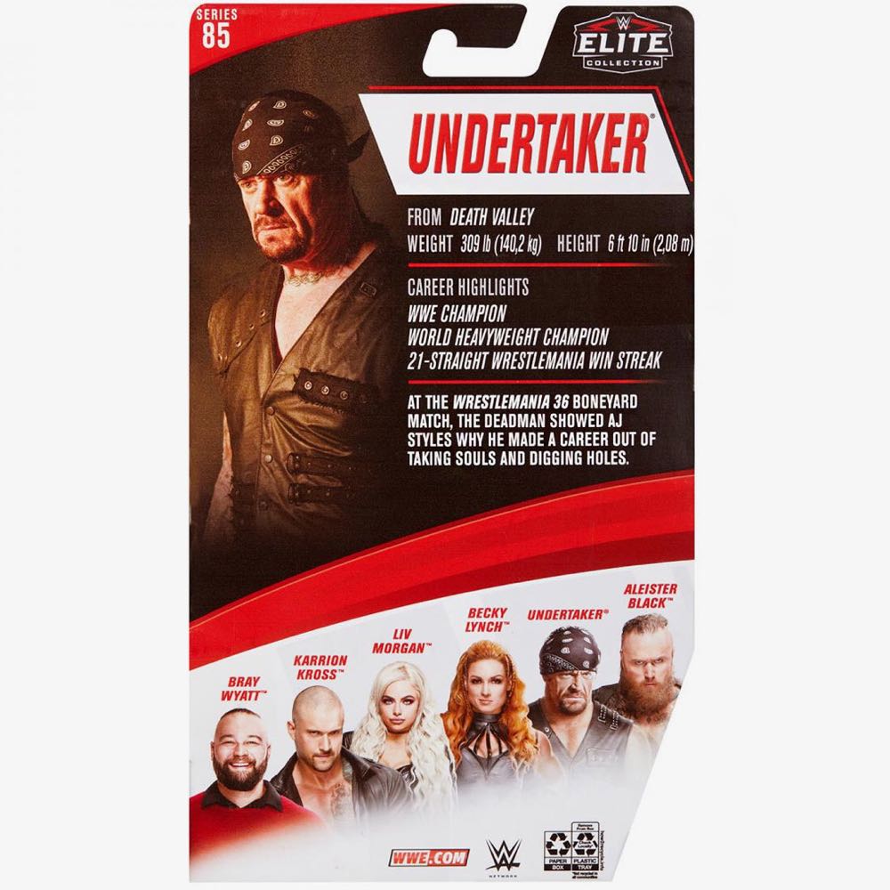 Undertaker Wwe Elite Collection 85 - Mattel Wwe (WWE Elite Collection Series 85) action figure collectible [Barcode 887961922363] - Main Image 2