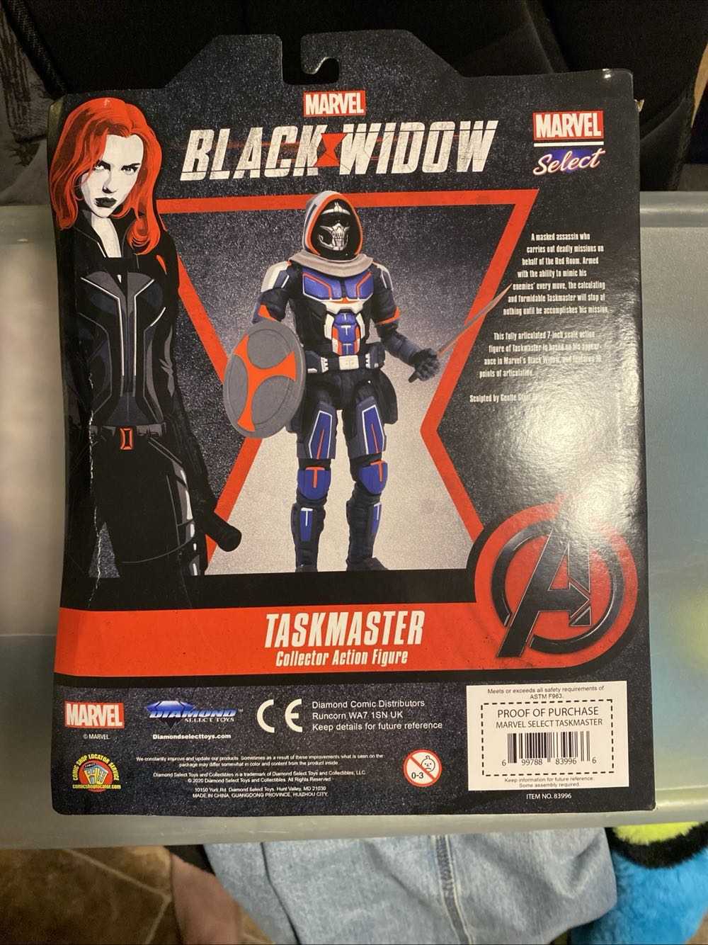 Marvel Select- Taskmaster- Black Widow Movie - Diamond Select (Black Widow) action figure collectible [Barcode 699788839966] - Main Image 2
