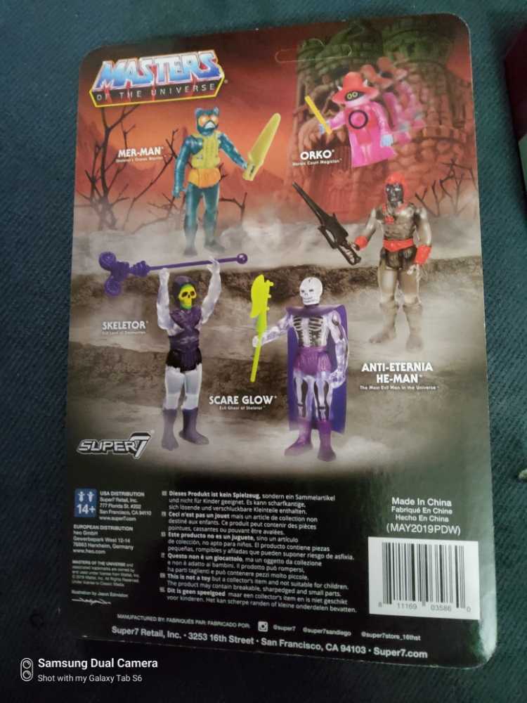 Scareglow Clear Version - Super 7 (Masters Of The Universe ReAction) action figure collectible [Barcode 811169035860] - Main Image 2