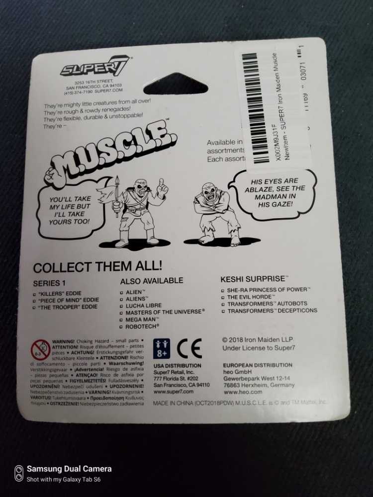 Muscle Iron Maiden  - Super 7 action figure collectible [Barcode 12320899] - Main Image 2