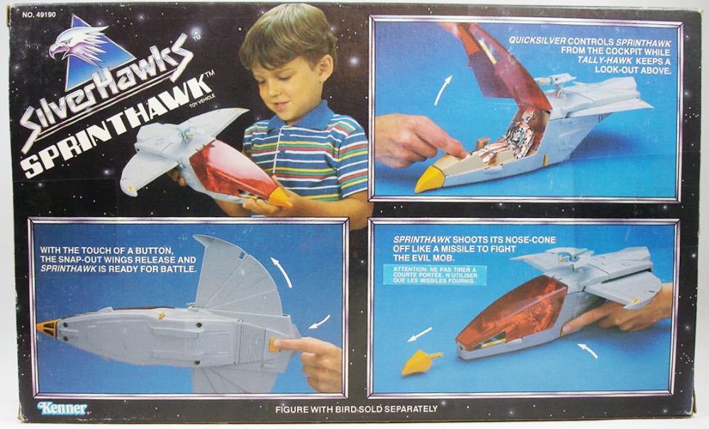 Silverhawks Sprinthawk  action figure collectible - Main Image 2