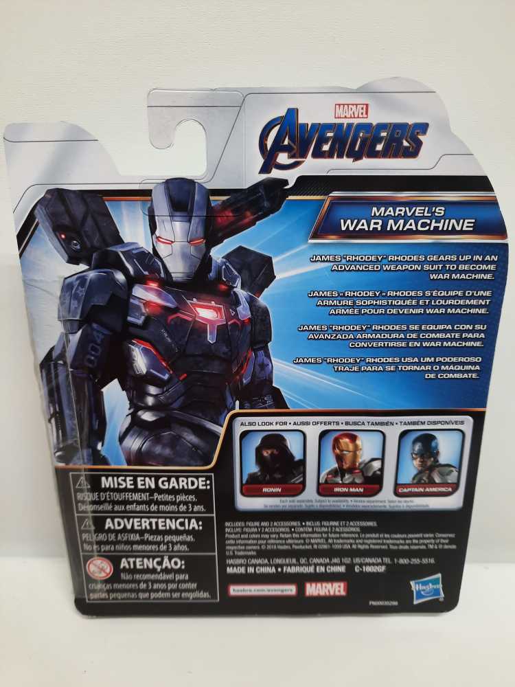 WAR MACHINE Action Figure - Hasbro (Marvel Avengers) action figure collectible [Barcode 630509747313] - Main Image 2