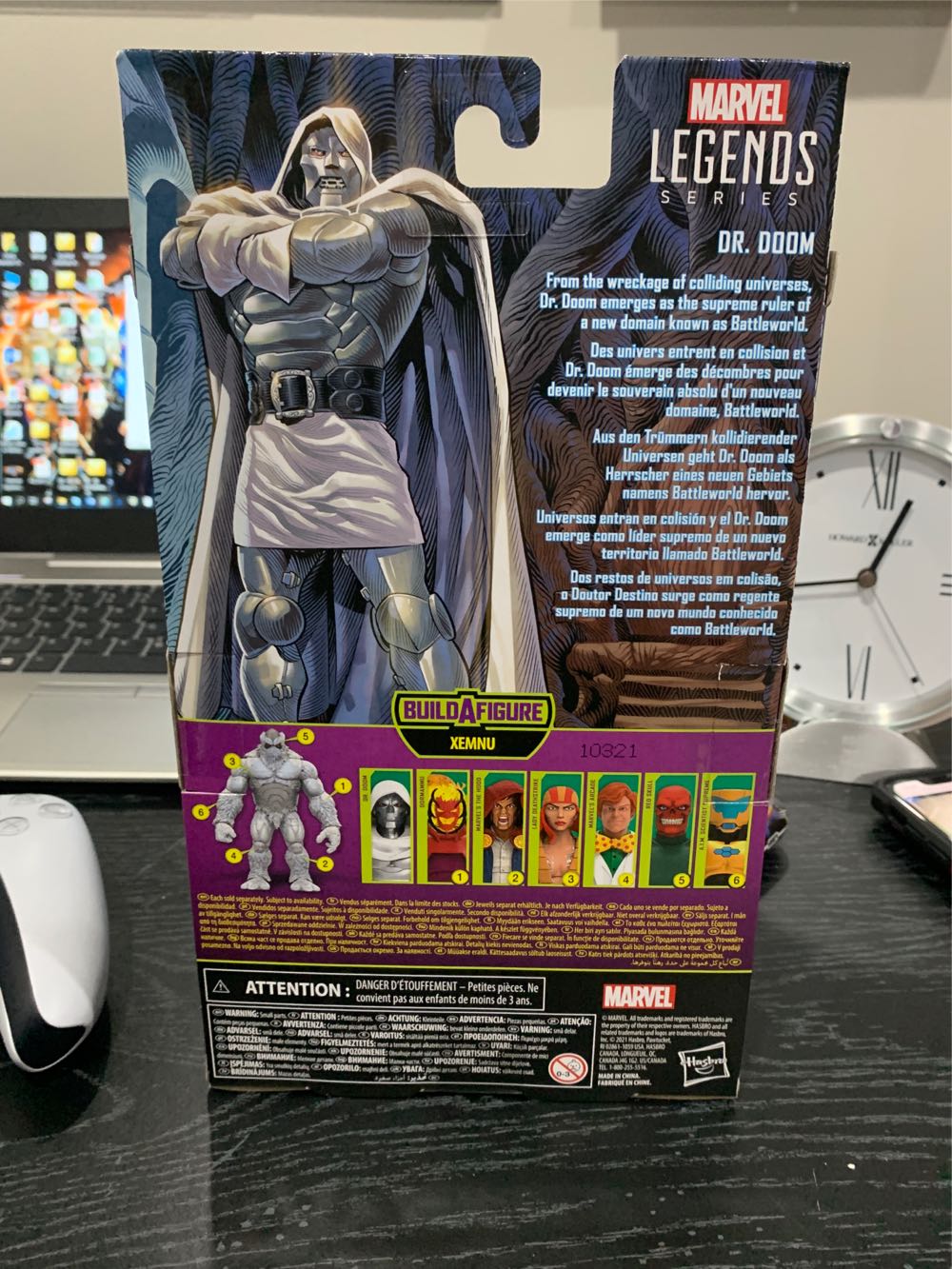 Marvel Legends Xemnu BAF Wave Dr. Doom - Hasbro (Marvel Legends Super Villains) action figure collectible [Barcode 5010993834716] - Main Image 3