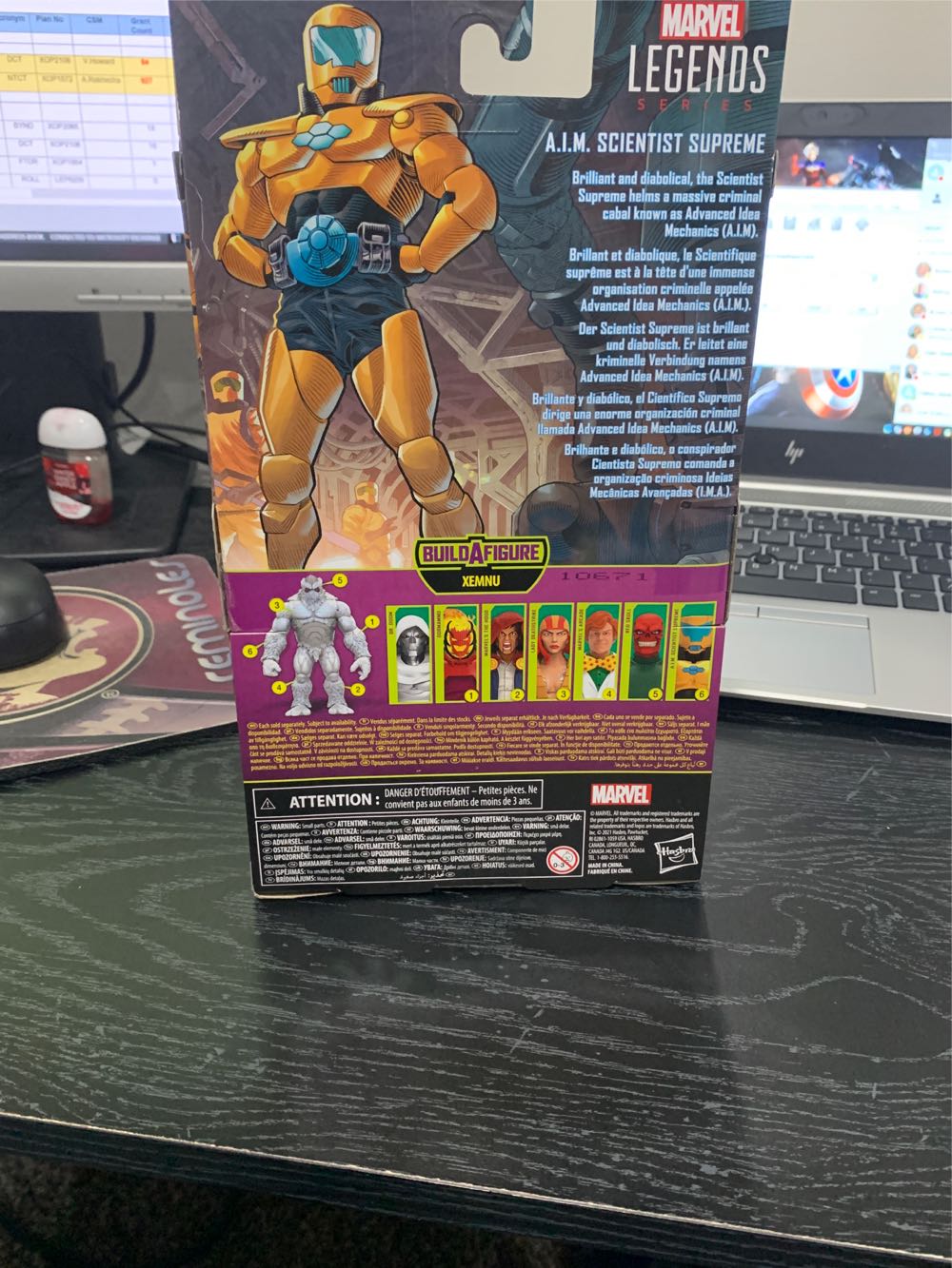 A.I.M Scientist Supreme - Hasbro (Marvel Legends) action figure collectible [Barcode 5010993834709] - Main Image 2