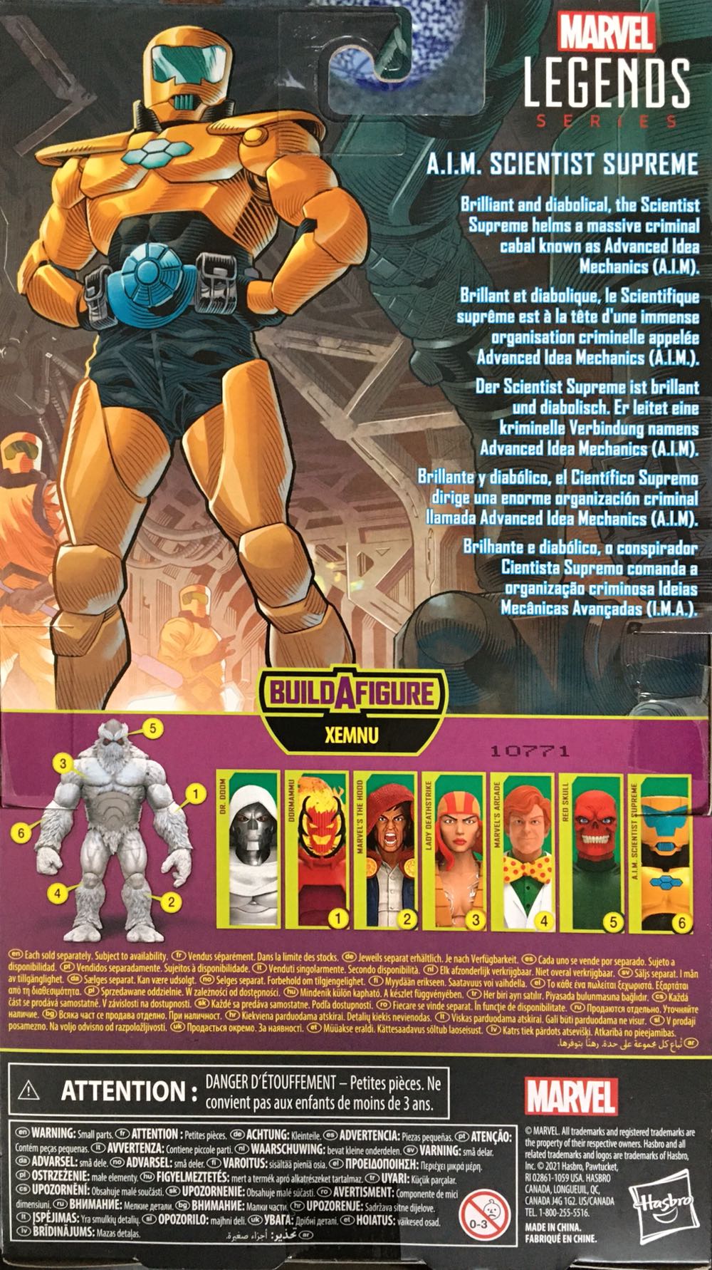 A.I.M Scientist Supreme - Hasbro (Marvel Legends) action figure collectible [Barcode 5010993834709] - Main Image 4