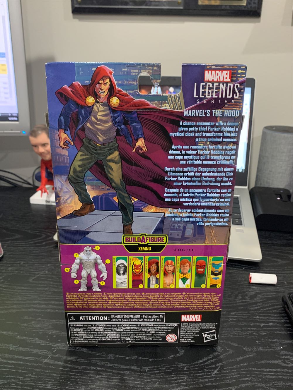 The Hood - Hasbro (Marvel Legends Baf Xemnu) action figure collectible [Barcode 5010993834662] - Main Image 3