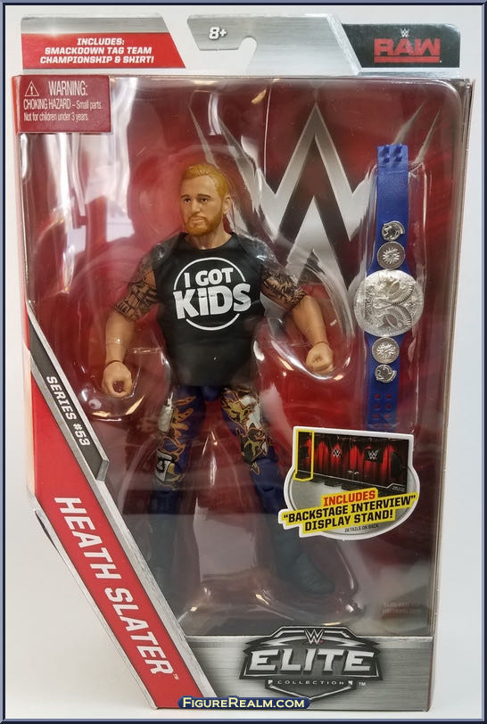 Heath Slater - Mattel (WWE Elite Series #53) action figure collectible [Barcode 887961397802] - Main Image 2