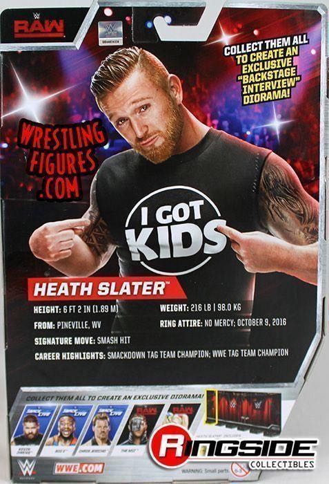 Heath Slater - Mattel (WWE Elite Series #53) action figure collectible [Barcode 887961397802] - Main Image 3