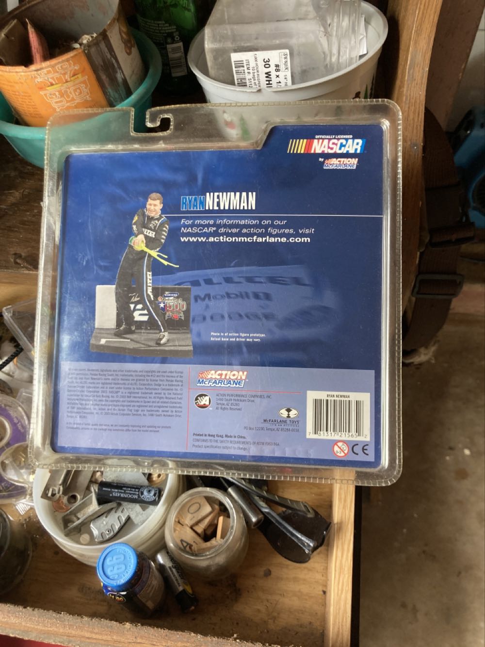 #12 Mcfarlane Mcfarlane Nascar Series 1 Ryan Newman #12 Nascar Ryan  action figure collectible [Barcode 781317215652] - Main Image 2