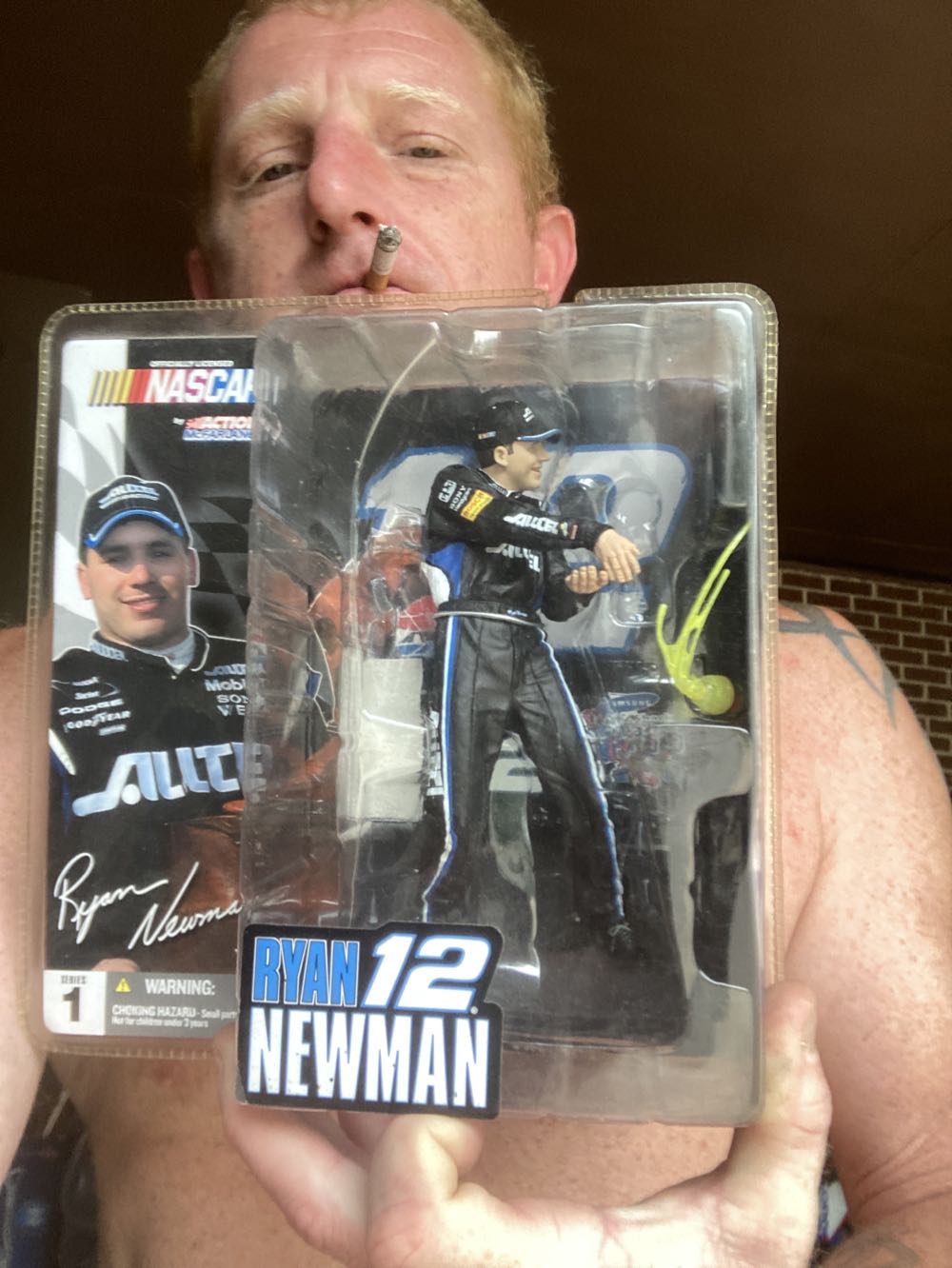 #12 Mcfarlane Mcfarlane Nascar Series 1 Ryan Newman #12 Nascar Ryan  action figure collectible [Barcode 781317215652] - Main Image 3