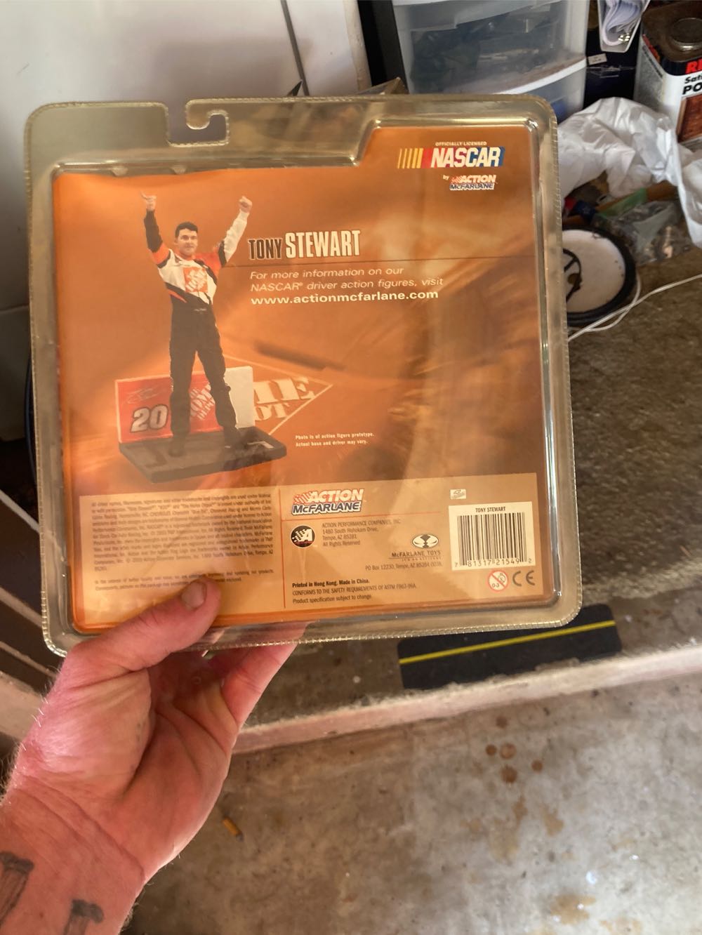 Stewart Mcfarlane Sports Picks Mcfarlane Stewart Home Depot #20 Series Tony Stewart #20 Nascar 1 Nascar Series #1  action figure collectible [Barcode 781317215492] - Main Image 2