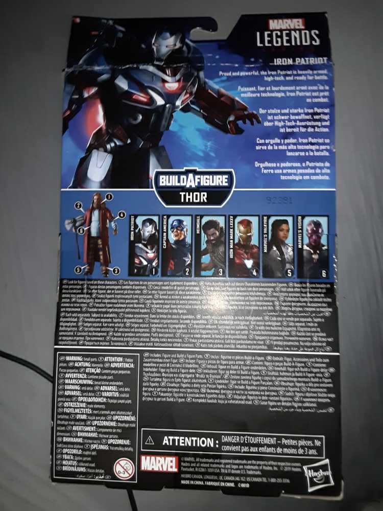 Iron Patriot  - Hasbro - Marvel Legends action figure collectible - Main Image 2