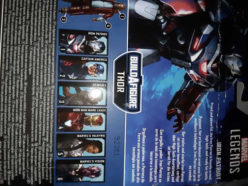 Iron Patriot  - Hasbro - Marvel Legends action figure collectible - Main Image 4
