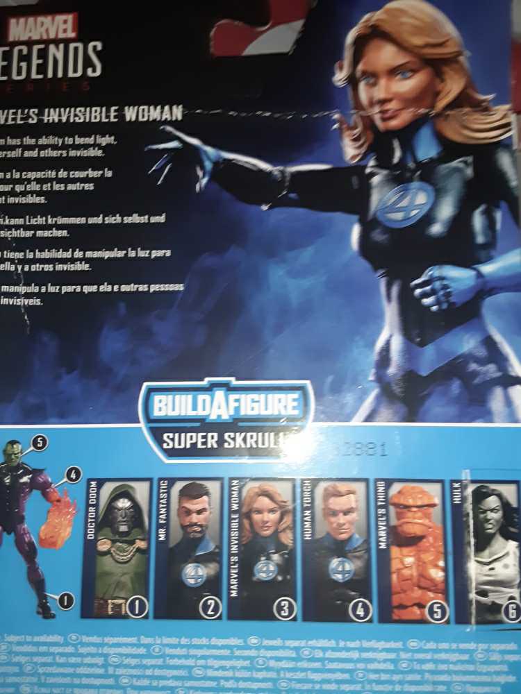 Marvel’s Invisible Woman  - Hasbro - Marvel Legends (Fantastic Four) action figure collectible [Barcode 02015163] - Main Image 4